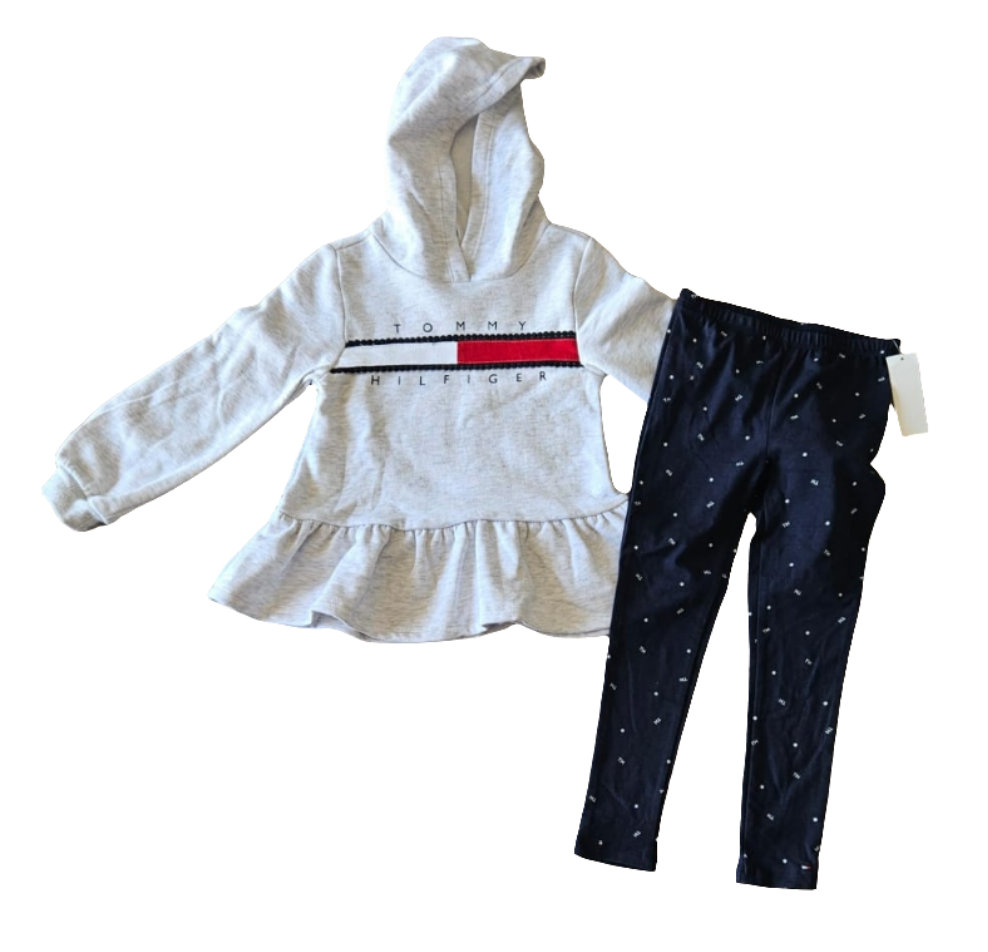 Tommy hilfiger para niña - sudadera y pantalón