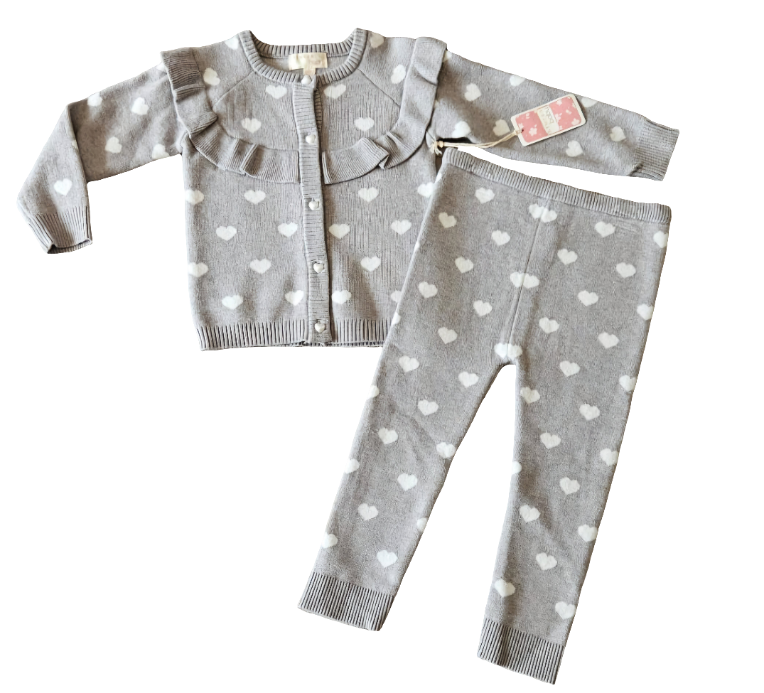 Set bebe corazones