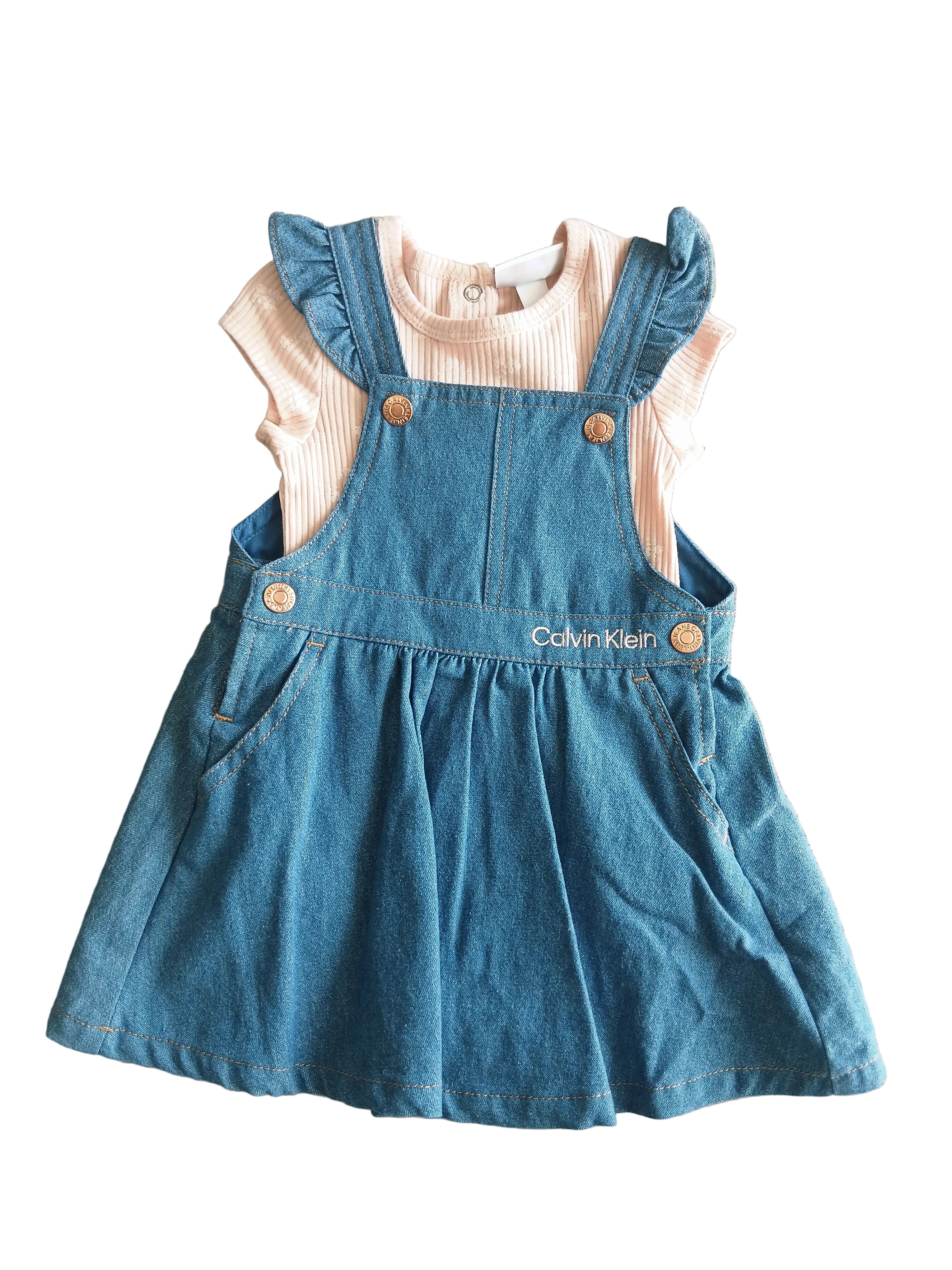 Vestido Calvin Klein bebe niña