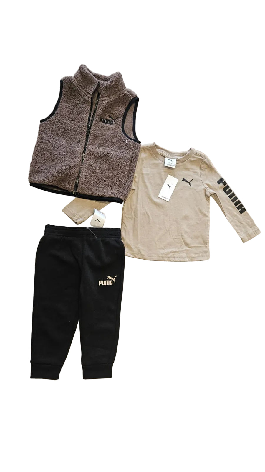 Set puma pants chaleco bebe
