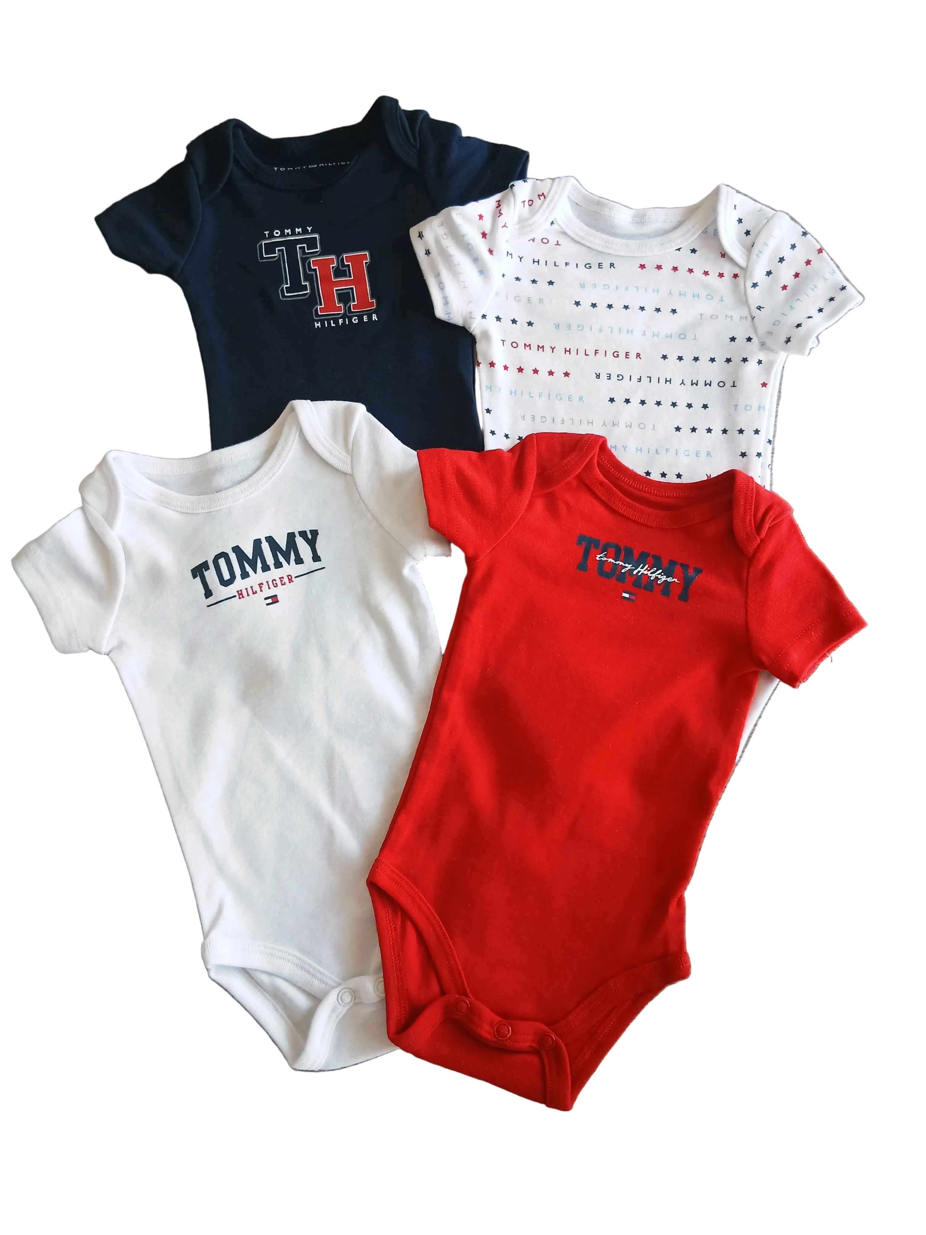 Set pañaleros Tommy Hilfiger bebe niño