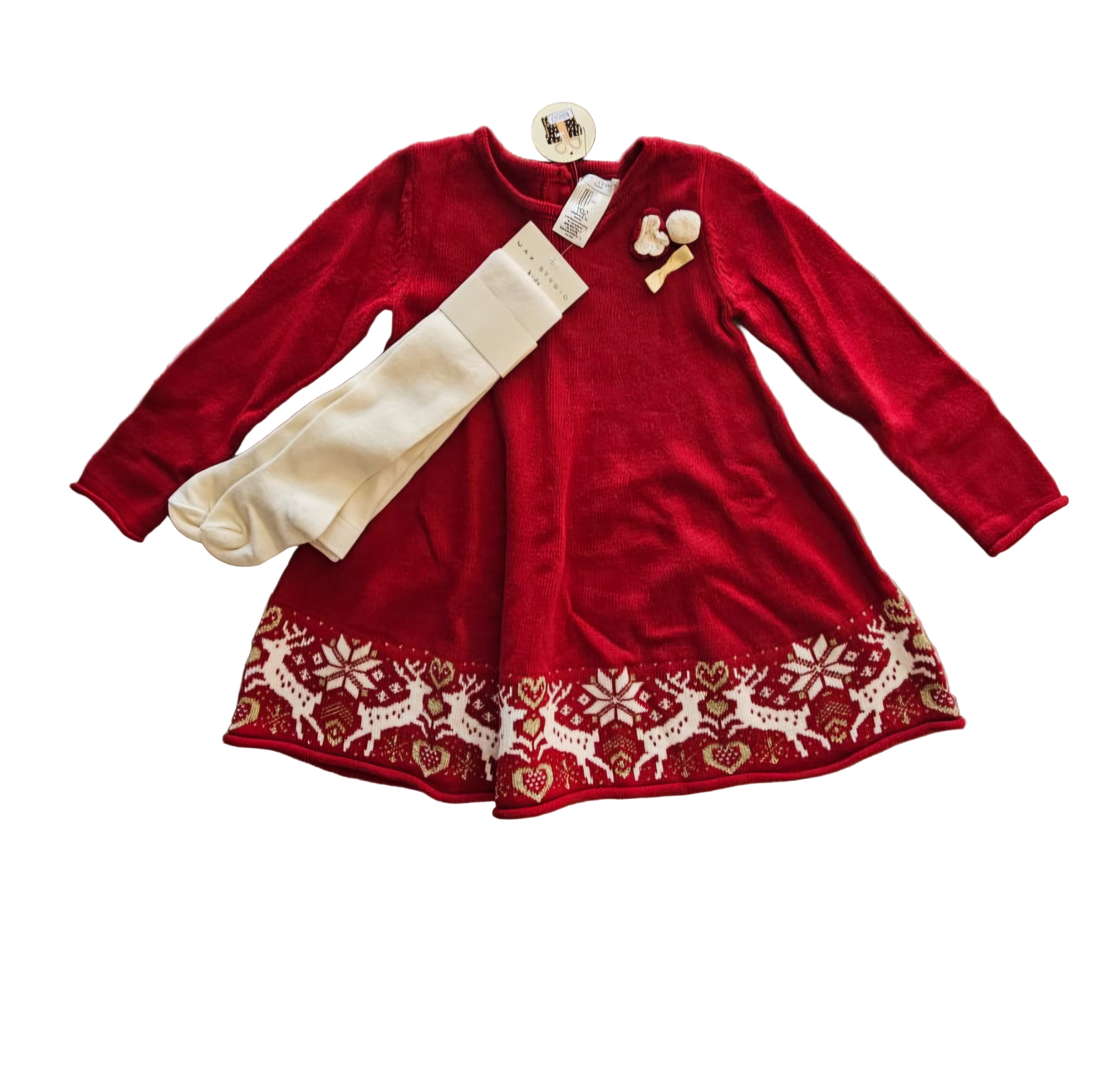 Vestido navideño niña