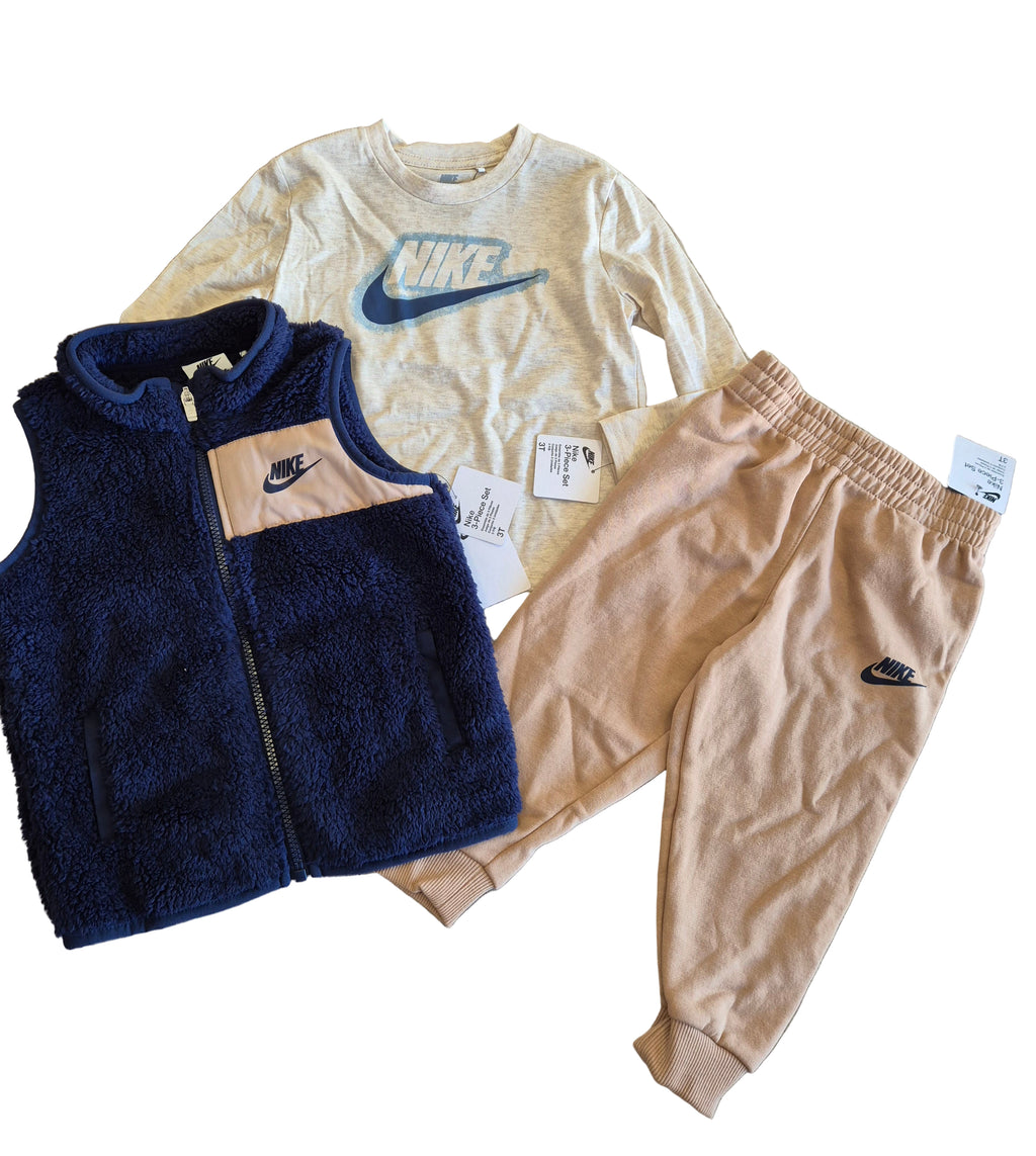 Set nike para niño - chaleco, pants, playera de manga larga