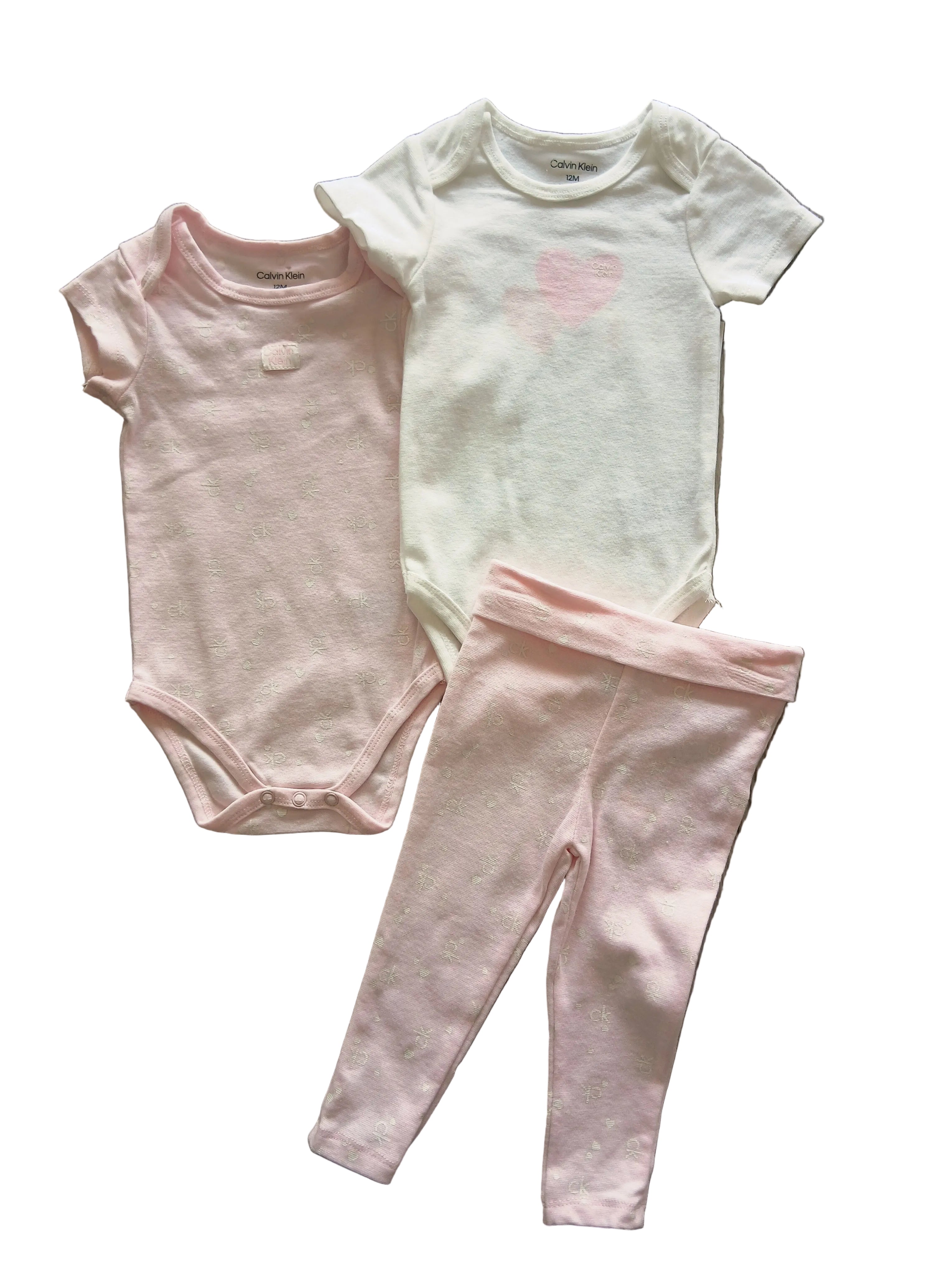 Set Calvin Klein bebe niña