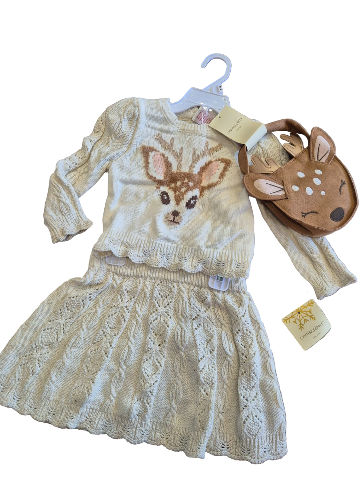 Conjunto navideño venado