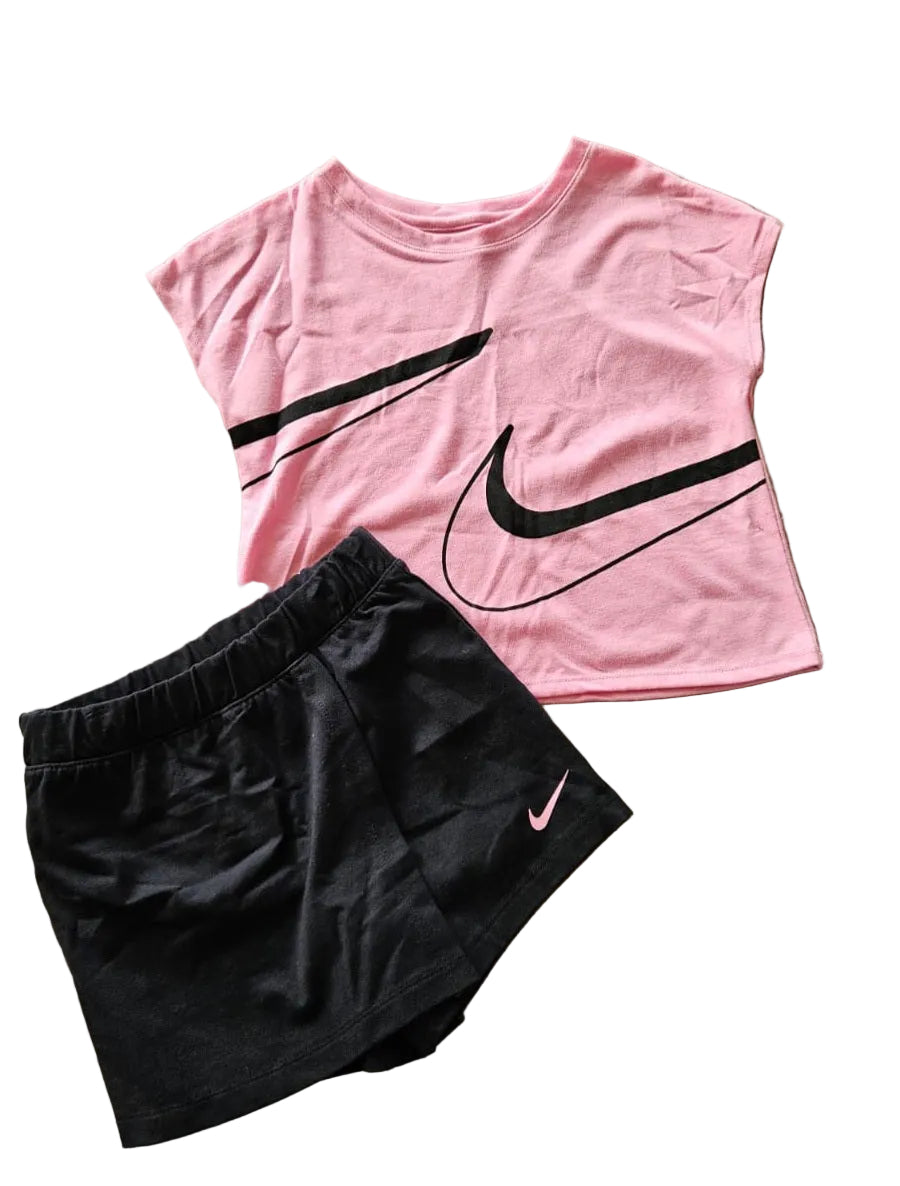 Set nike falda short niña